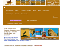 Tablet Screenshot of kenya-guide.com